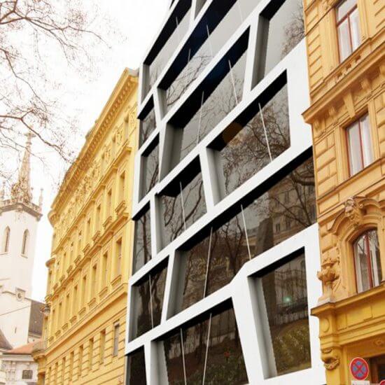modern Appartment House, Architekt Wien, Döllmann Design, Rendering of a modern Residence Building