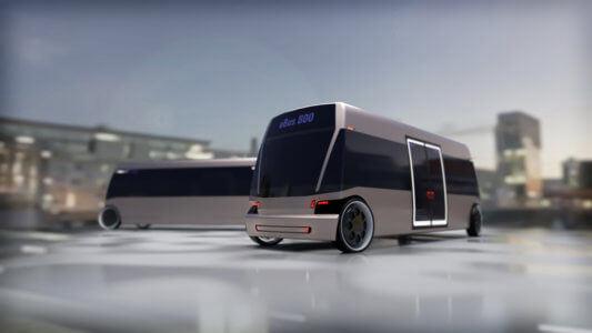EBus Concept by Doellmann Design, driverless electric shuttle, DDA Industrial Design
