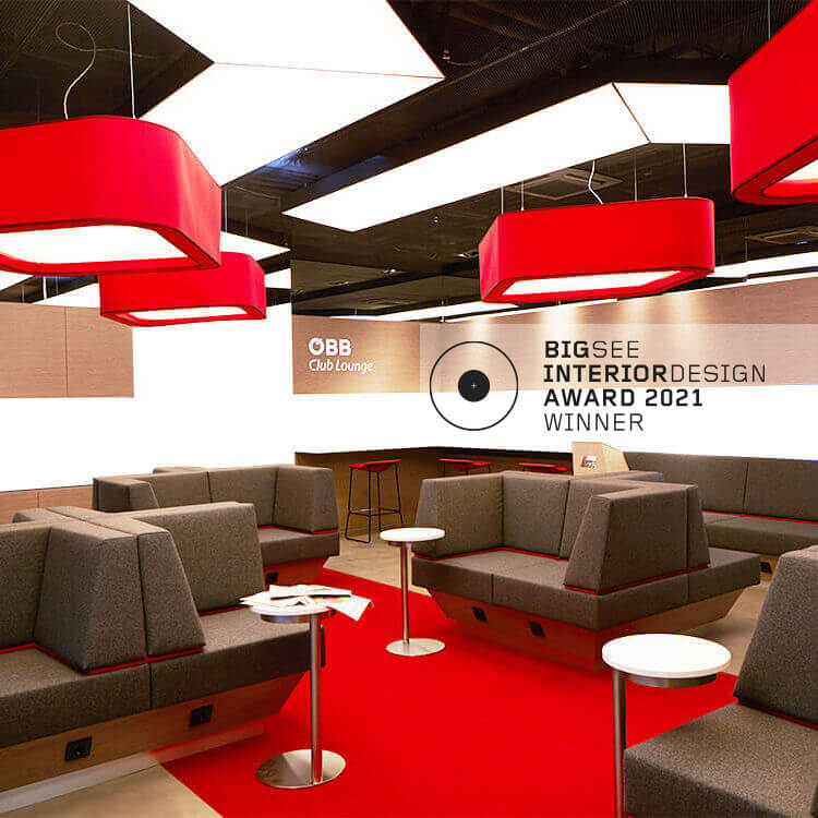 ÖBB Lounge designed by Döllmann Design / DDA, Modern Interior Design