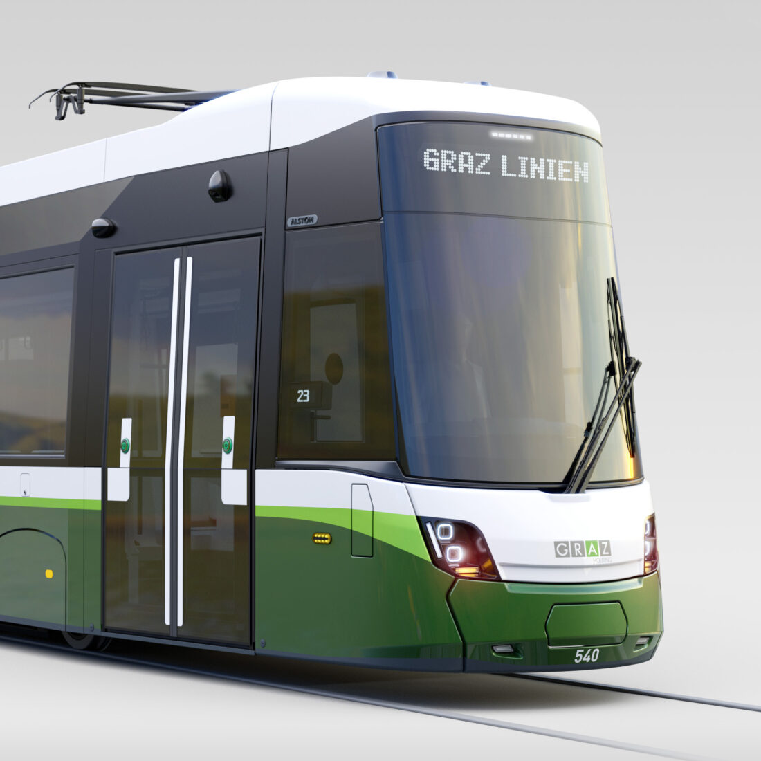Alstom Flexity Graz, DDA Industrial, Döllmann Design, Neue Straßenbahn Graz